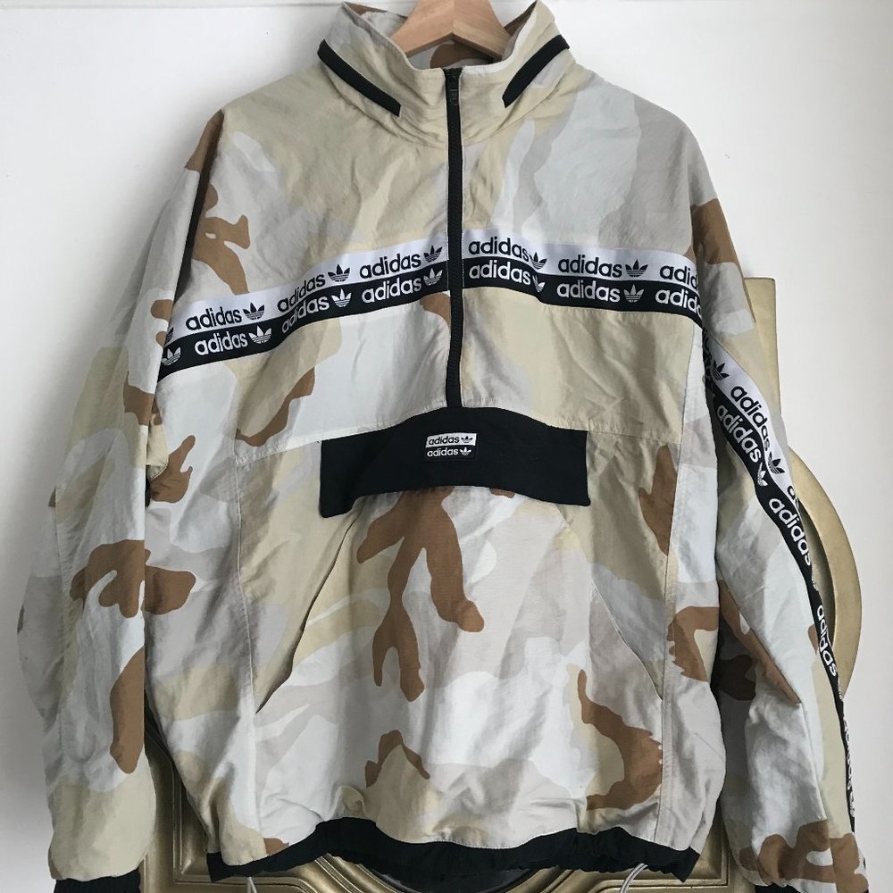 Adidas Hooded Camo Parka Jacket